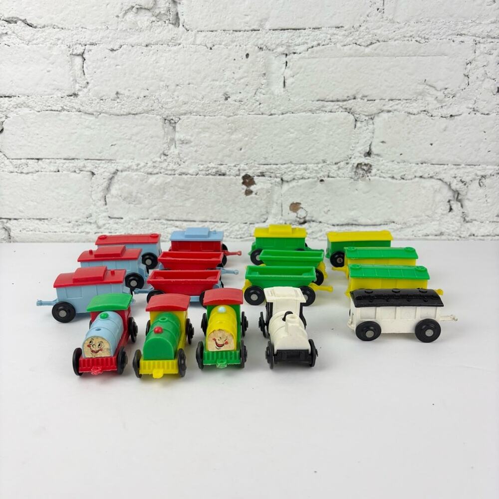 Vintage 70’s Busy Railroad GABRIEL 17 piece Train Set